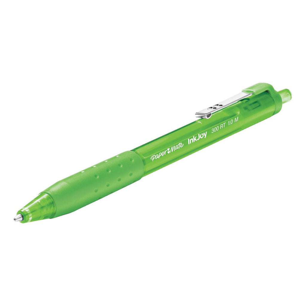 Paper Mate InkJoy 300 RT Ballpoint Pen Retractable, Medium 1 mm, Assorted Ink and Barrel Colors, 24/Pack
