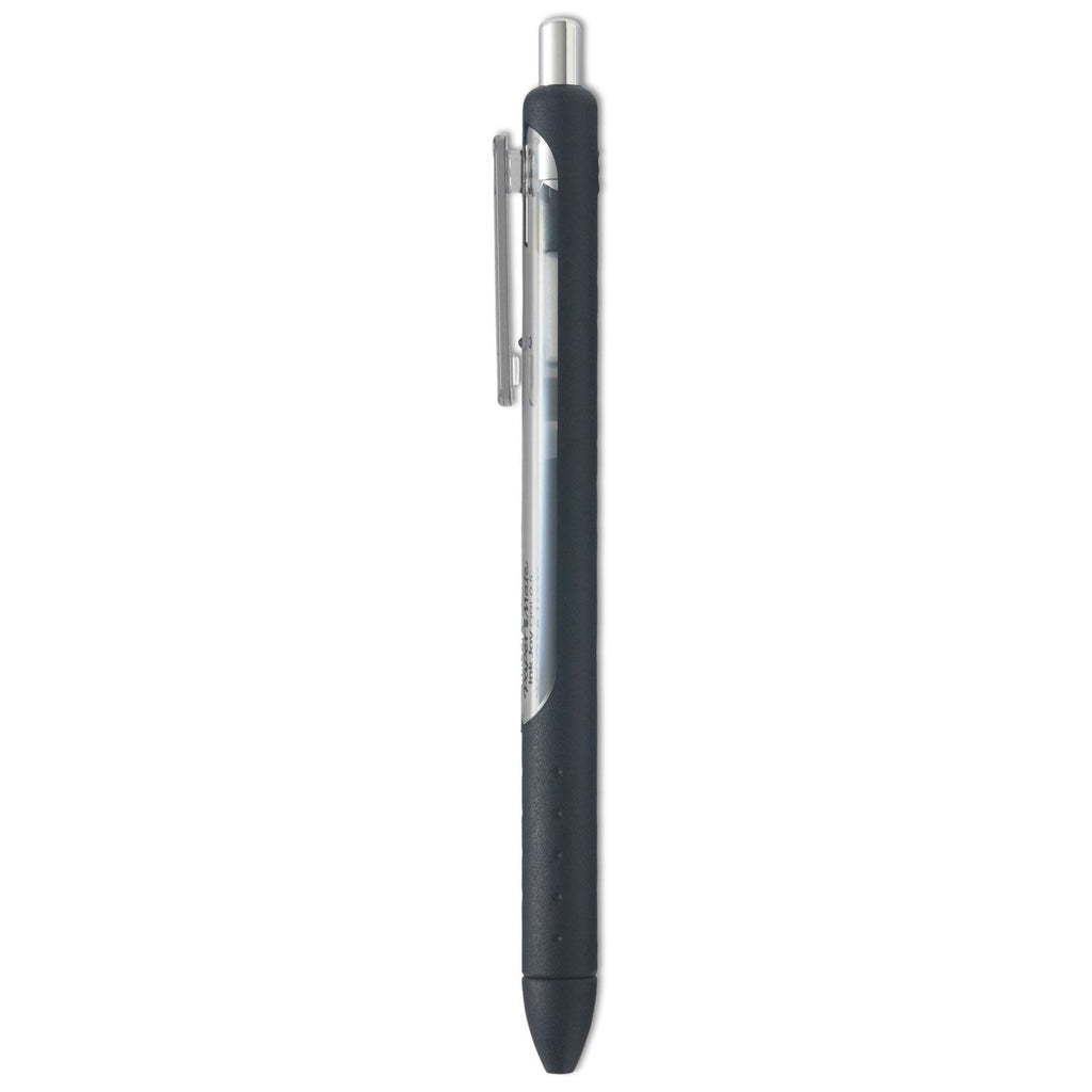 Paper Mate InkJoy Gel Pen, Retractable, Micro 0.5 mm, Black Ink, Black Barrel, Dozen