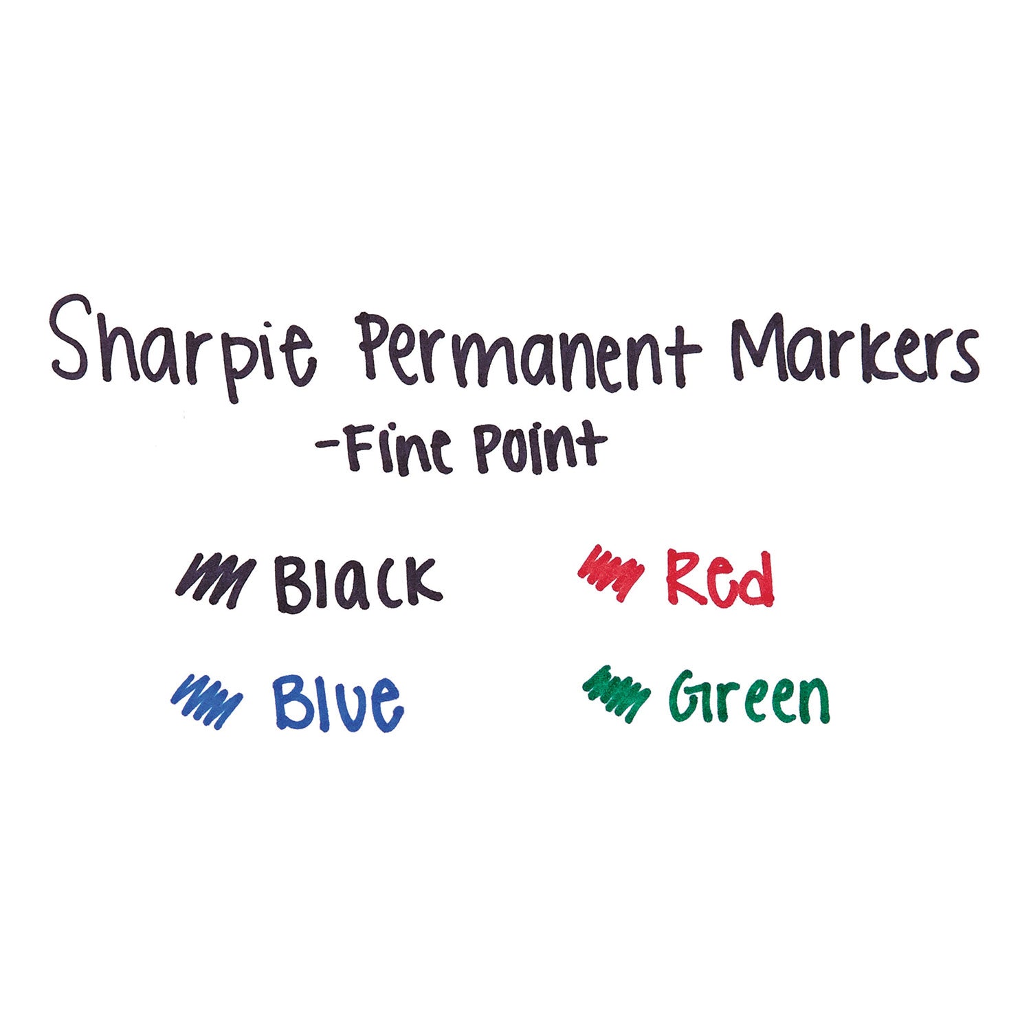 Sharpie Fine Tip Permanent Marker, Fine Bullet Tip, Red, Dozen
