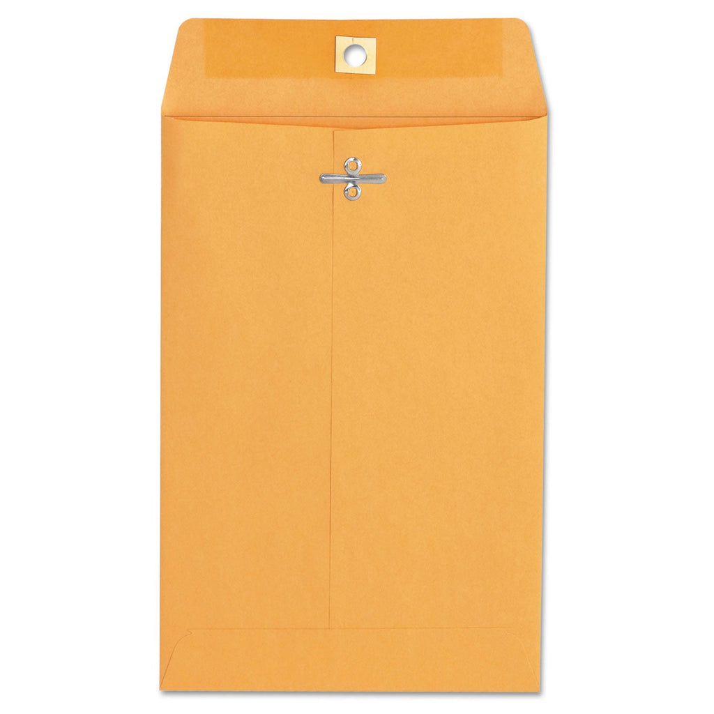 Universal Kraft Clasp Envelope, #55, Square Flap, Clasp/Gummed Closure, 6 x 9, Brown Kraft, 100/Box
