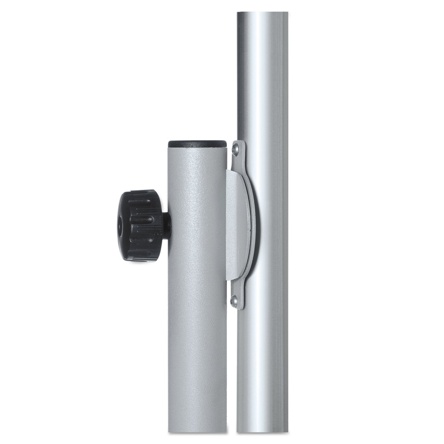 MasterVision Magnetic Reversible Mobile Easel, Horizontal Orientation, 70.8" x 47.2" Board, 80" Tall Easel, White/Silver