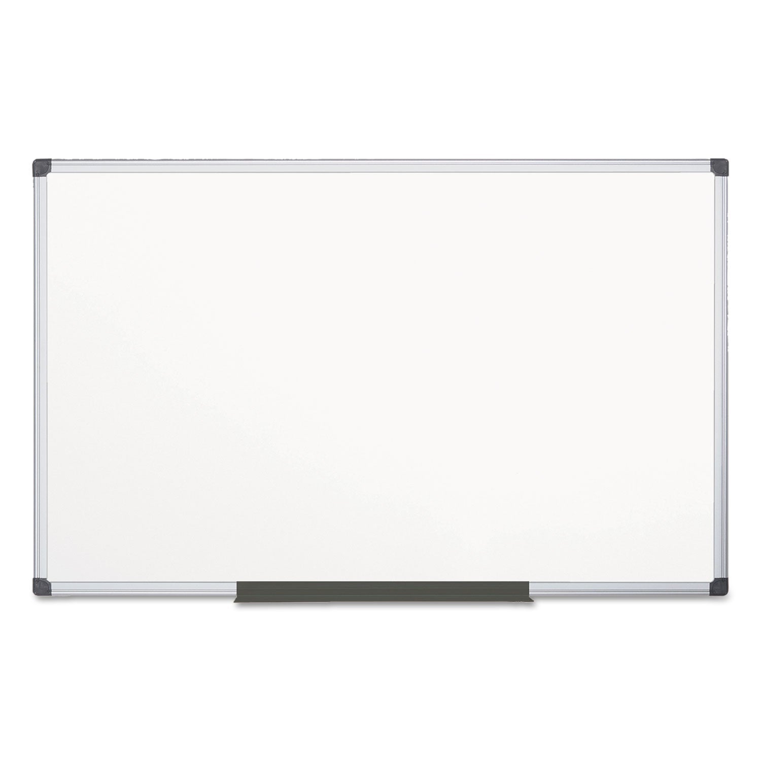 MasterVision Value Melamine Dry Erase Board, 48 x 96, White, Aluminum Frame