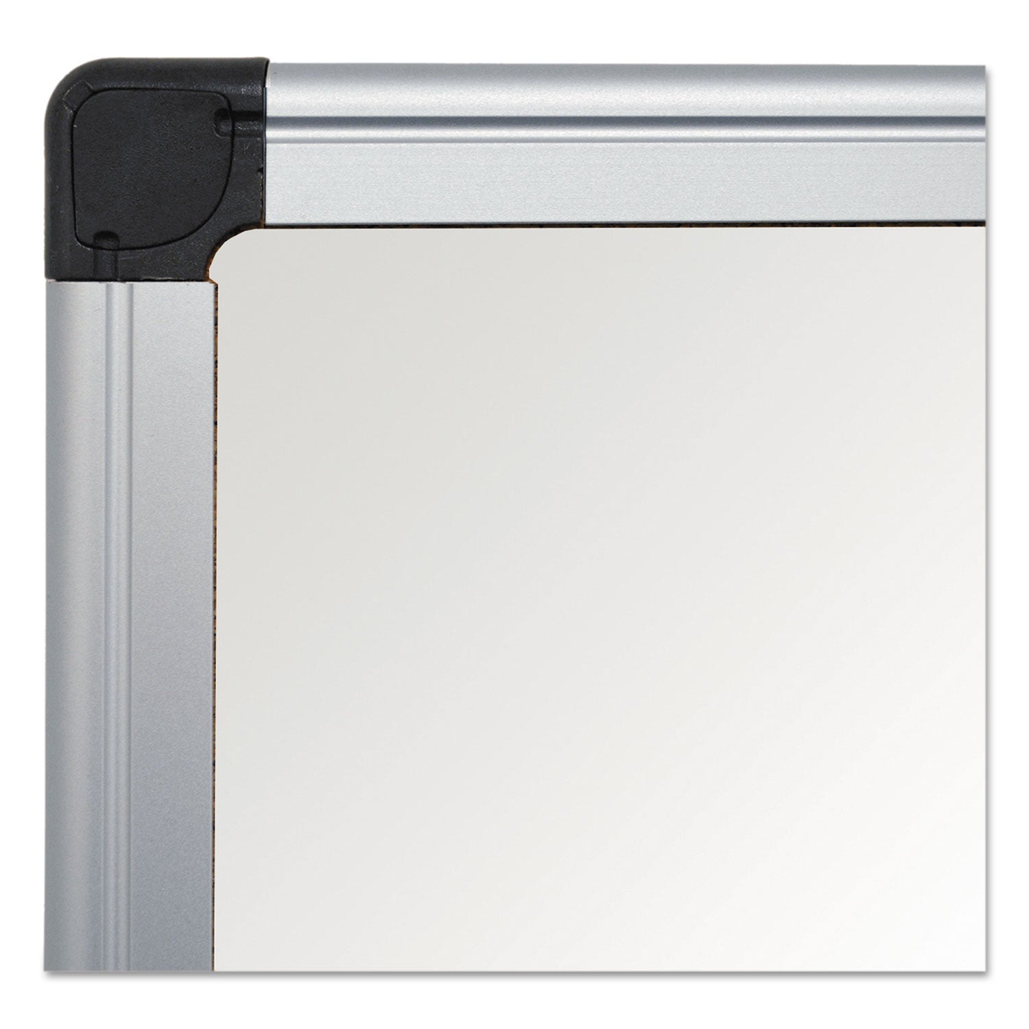 MasterVision Value Lacquered Steel Magnetic Dry Erase Board, 48 x 72, White, Aluminum Frame