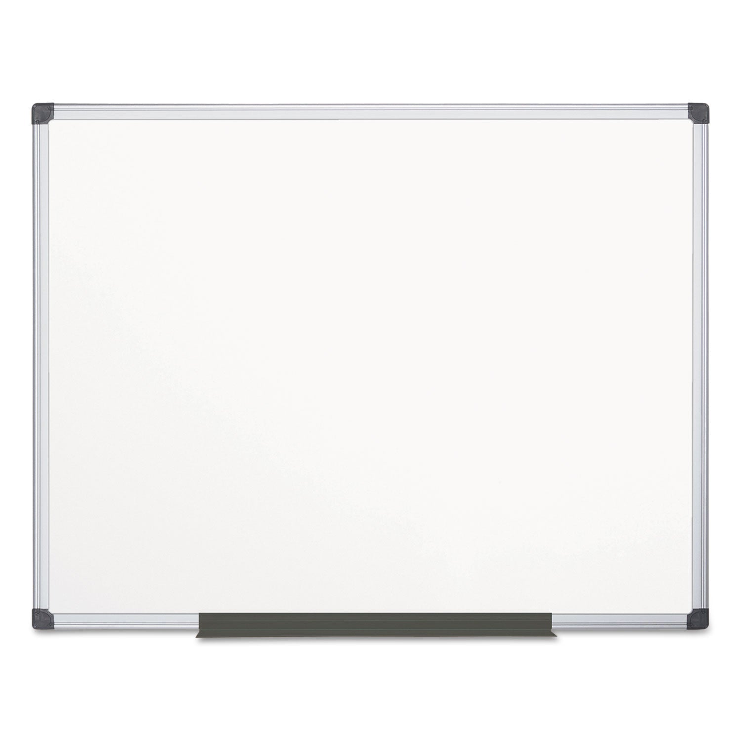 MasterVision Value Lacquered Steel Magnetic Dry Erase Board, 48 x 72, White, Aluminum Frame