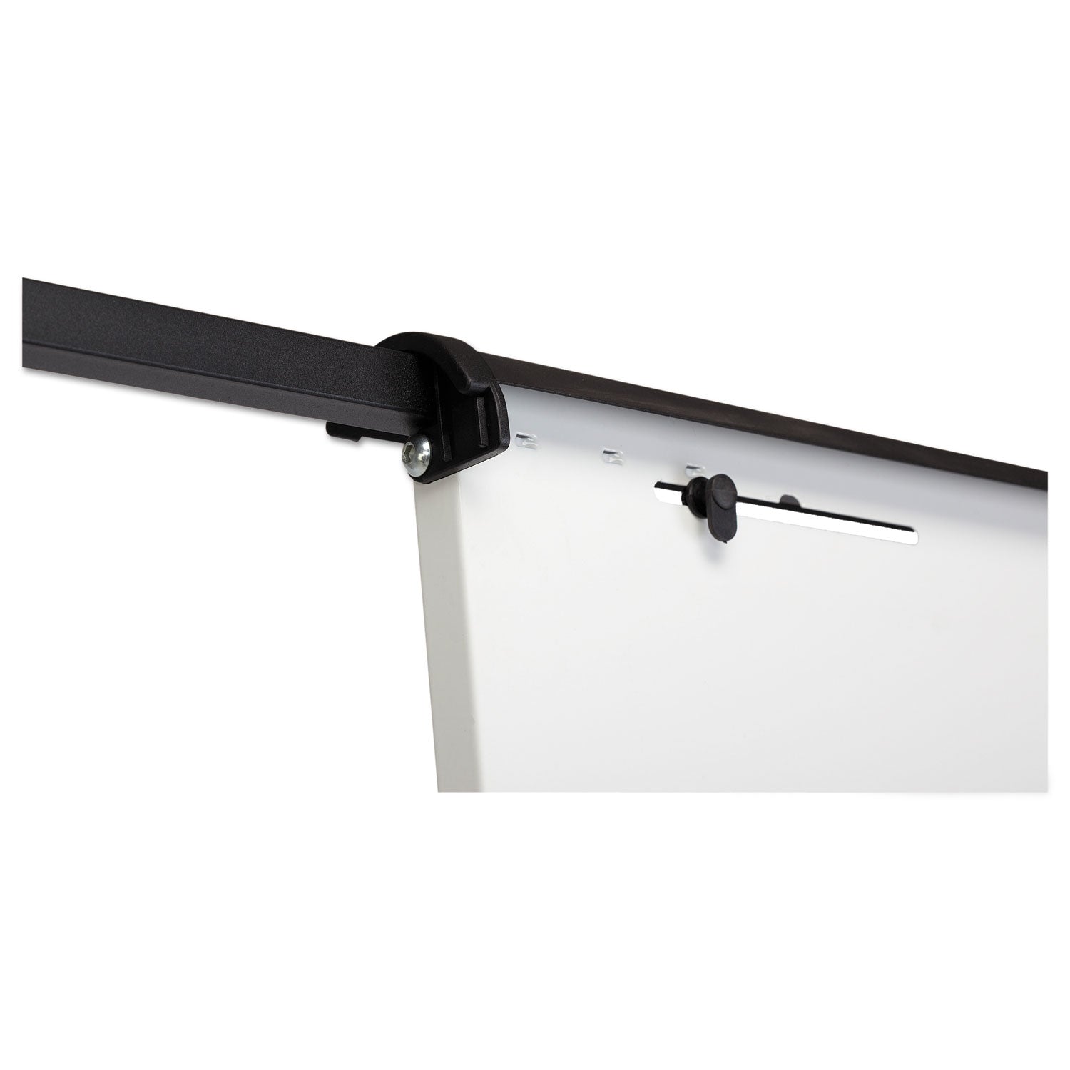MasterVision 360 Multi-Use Mobile Magnetic Dry Erase Easel, 27 x 41, Black Frame