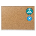 Quartet Classic Series Cork Bulletin Board, 96 x 48, Silver Aluminum Frame