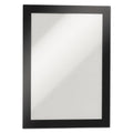 Durable DURAFRAME Sign Holder, 5.5 x 8.5, Black Frame, 2/Pack