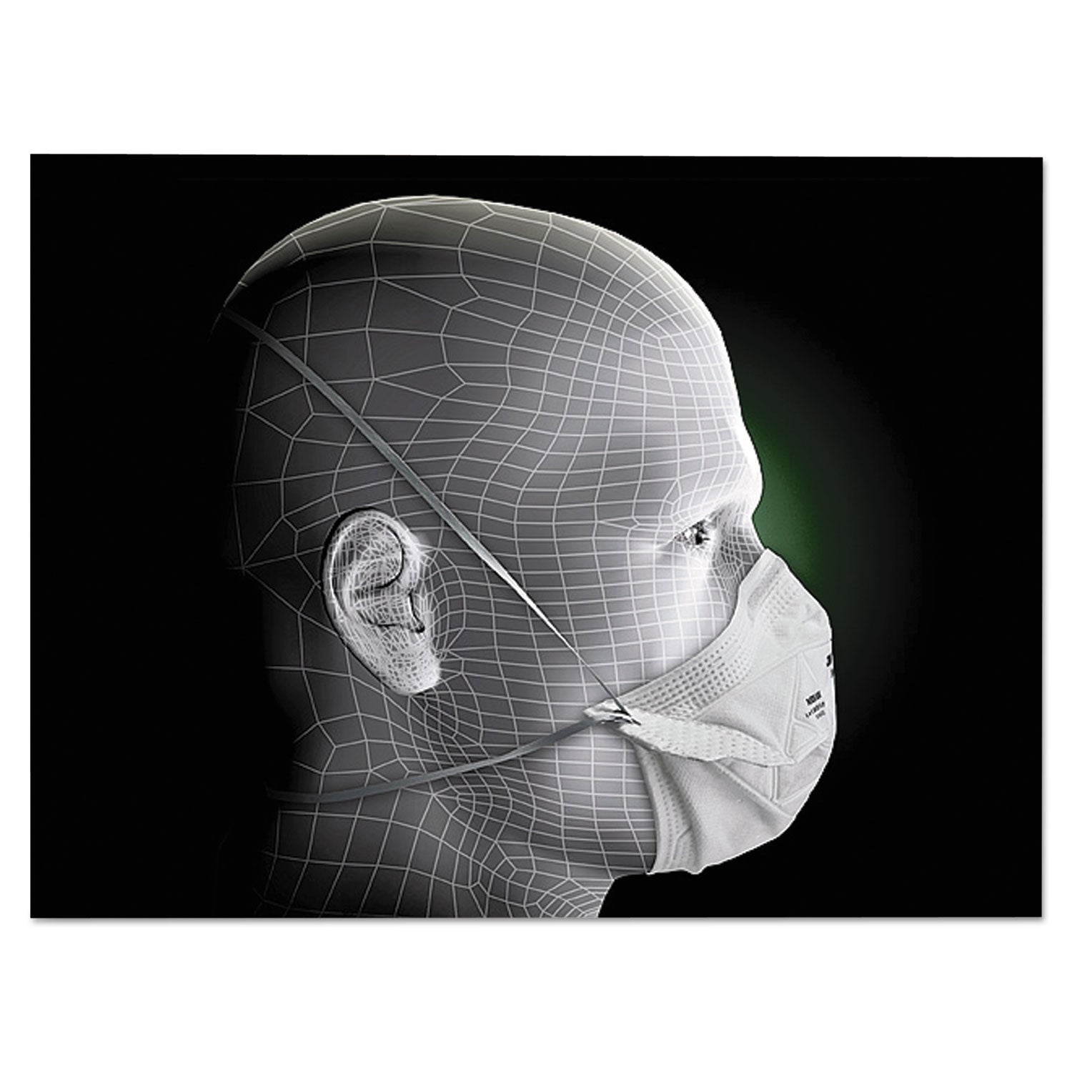 3M VFlex Particulate Respirator N95, Standard Size, 50/Box