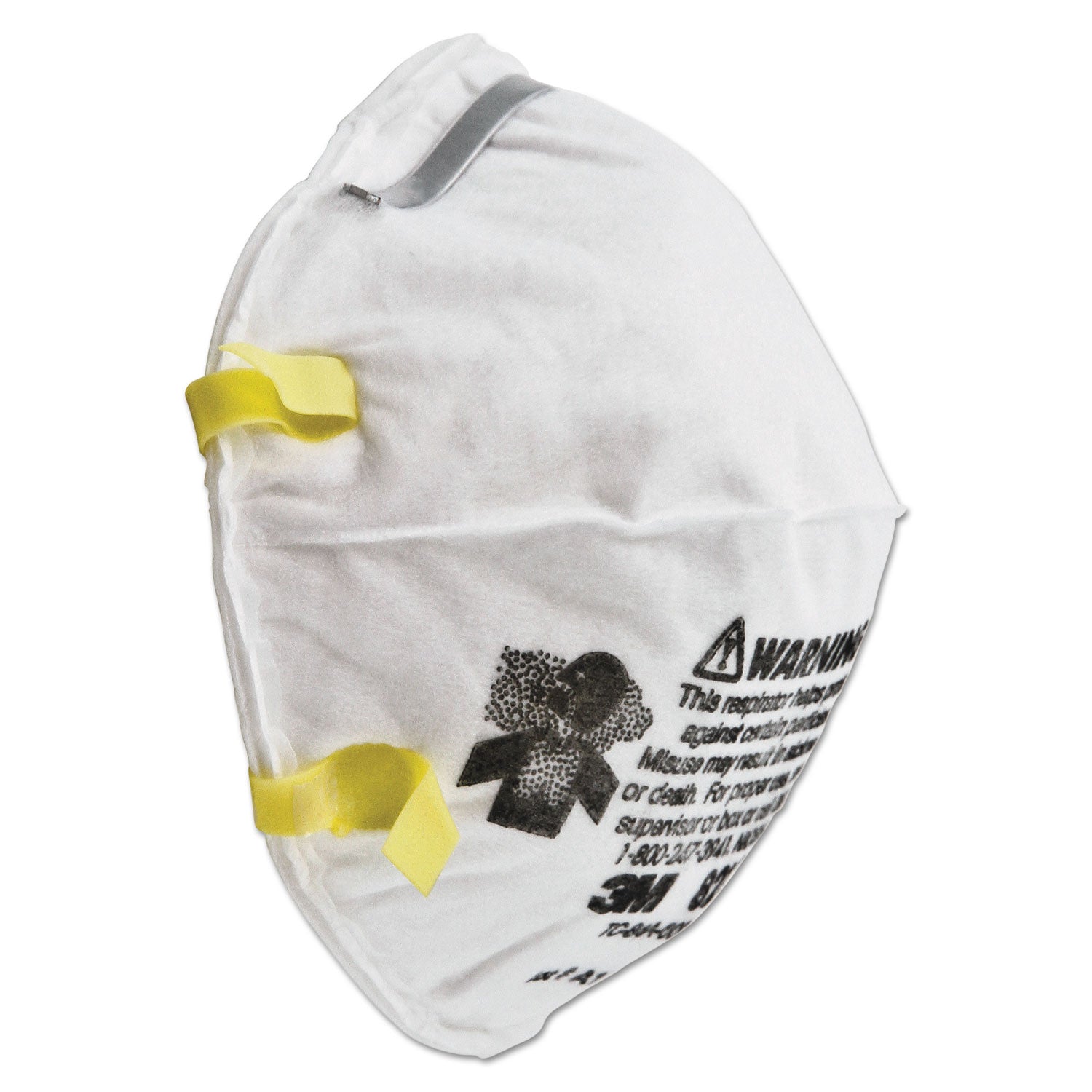 3M Lightweight Particulate Respirator 8210, N95, Standard Size, 20/Box