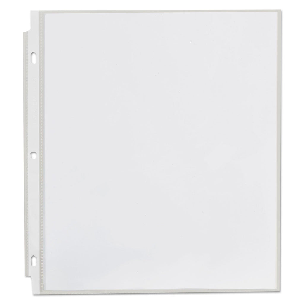 Universal Top-Load Poly Sheet Protectors, Nonglare, Economy, Letter, 200/Box
