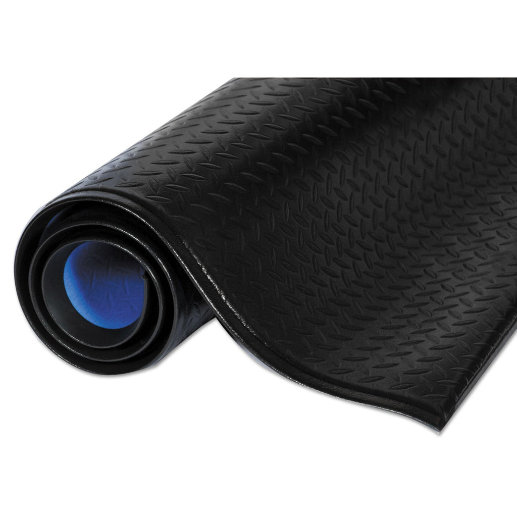 Crown Wear-Bond Comfort-King Anti-Fatigue Mat, Diamond Emboss, 24 x 36, Black