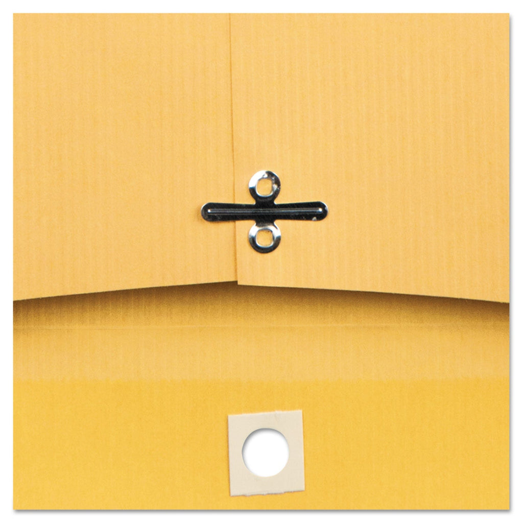 Quality Park Park Ridge Kraft Clasp Envelope, #97, Square Flap, Clasp/Gummed Closure, 10 x 13, Brown Kraft, 100/Box