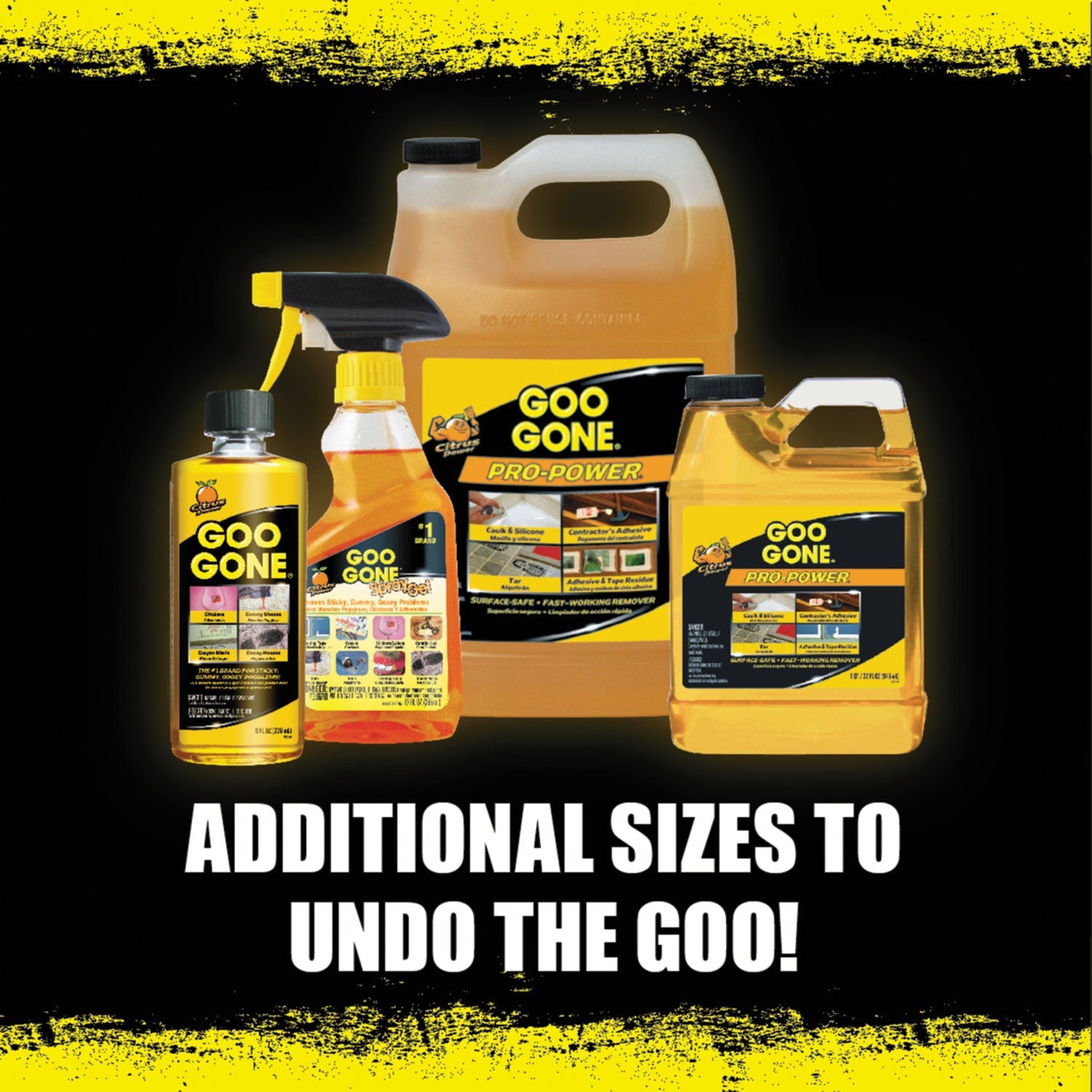 Goo Gone Pro-Power Cleaner, Citrus Scent, 1 qt Bottle, 6/Carton