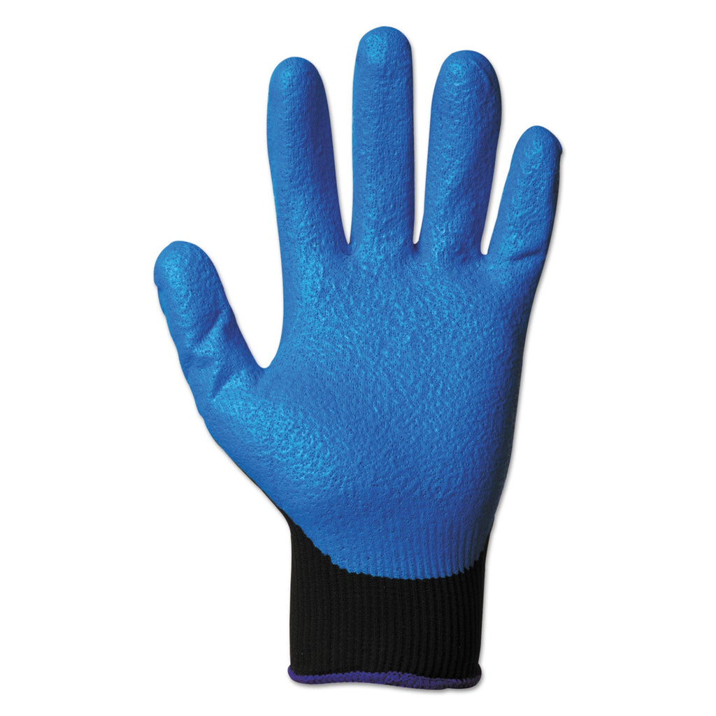 KleenGuard G40 Foam Nitrile Coated Gloves, 230 mm Length, Medium/Size 8, Blue, 12 Pairs
