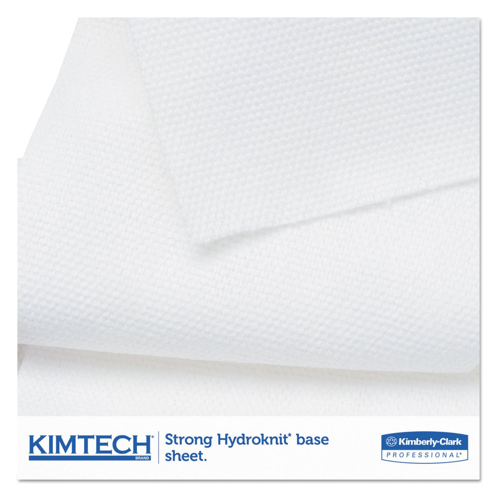 WypAll Power Clean Wipers for Solvents WetTask Customizable Wet Wiping System, Wipers Only, 9 x 15, White, 275/Roll, 2 Rolls/Carton