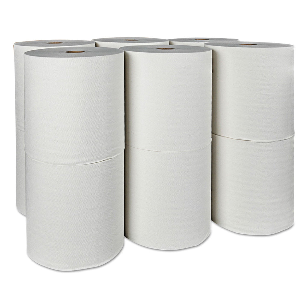 Kleenex Hard Roll Paper Towels with Premium Absorbency Pockets, 8" x 425 ft, 1.5" Core, White, 12 Rolls/Carton