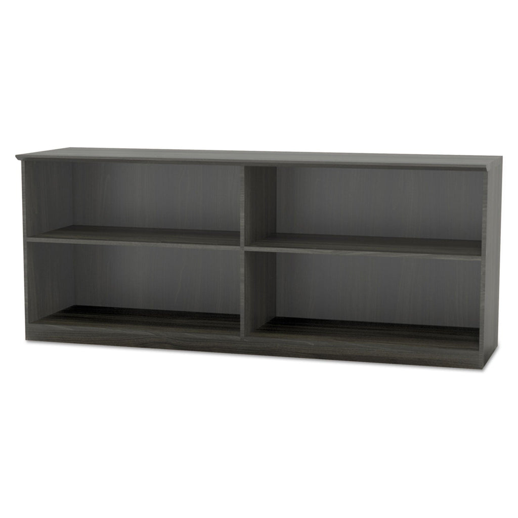 Safco Medina Series Low Wall Cabinet with Doors, 72w x 20d x 29 1/2h, Gray Steel, Box1