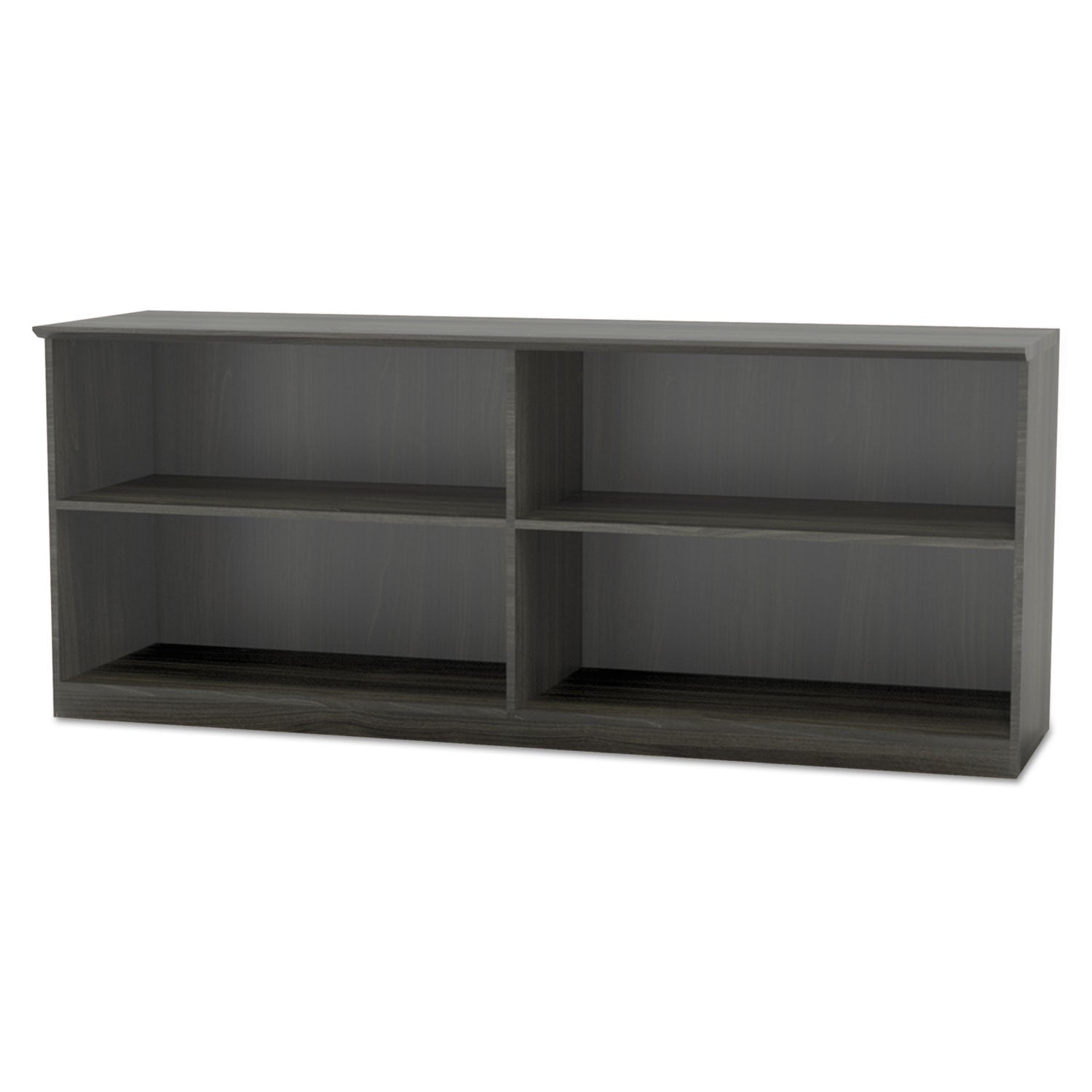 Safco Medina Series Low Wall Cabinet with Doors, 72w x 20d x 29 1/2h, Gray Steel, Box1