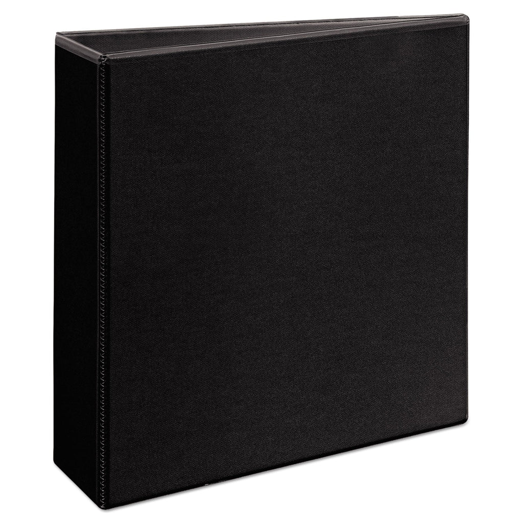 Avery Durable View Binder with DuraHinge and EZD Rings, 3 Rings, 3" Capacity, 11 x 8.5, Black, (9700)