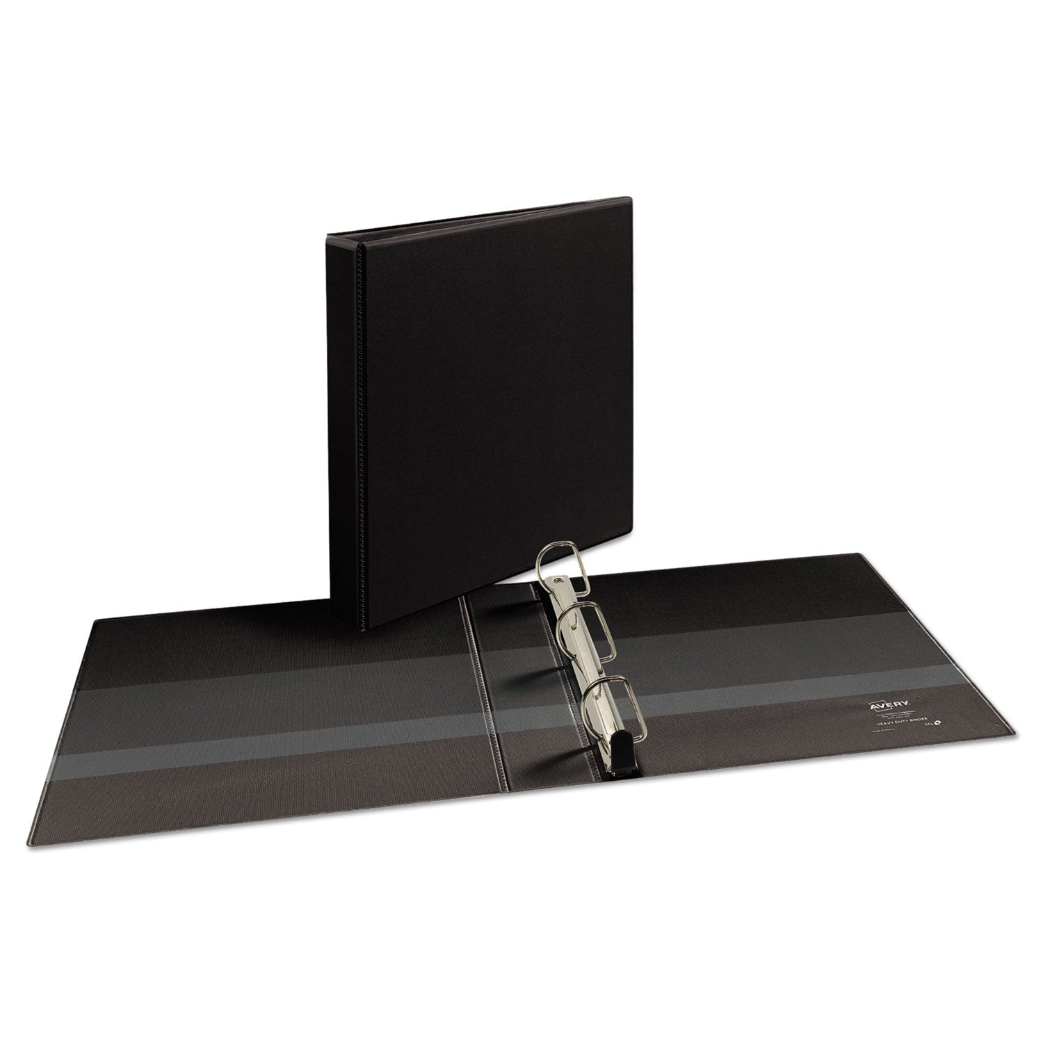 Avery Heavy-Duty Non Stick View Binder with DuraHinge and Slant Rings, 3 Rings, 1.5" Capacity, 11 x 8.5, Black, (5400)