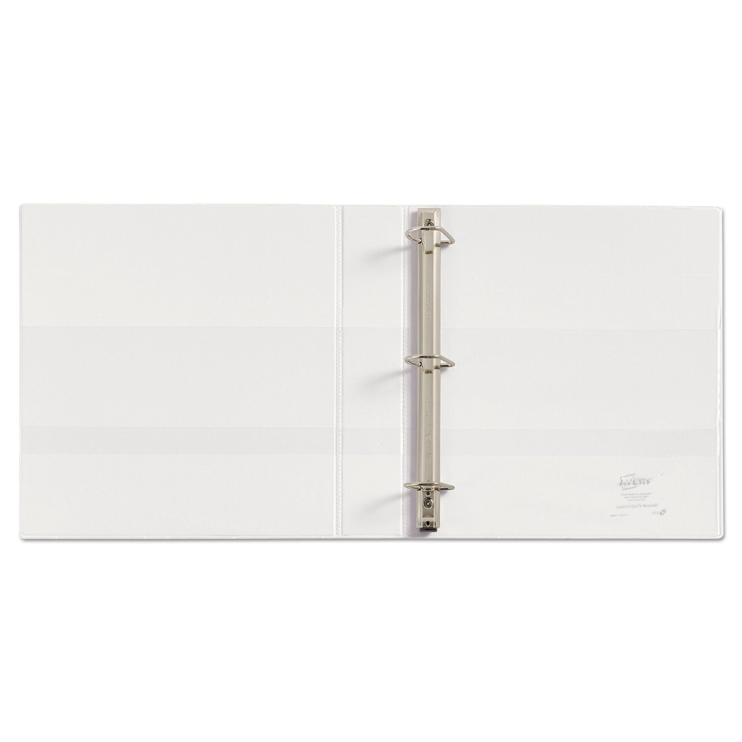 Avery Heavy-Duty Non Stick View Binder with DuraHinge and Slant Rings, 3 Rings, 1.5" Capacity, 11 x 8.5, White, (5404)