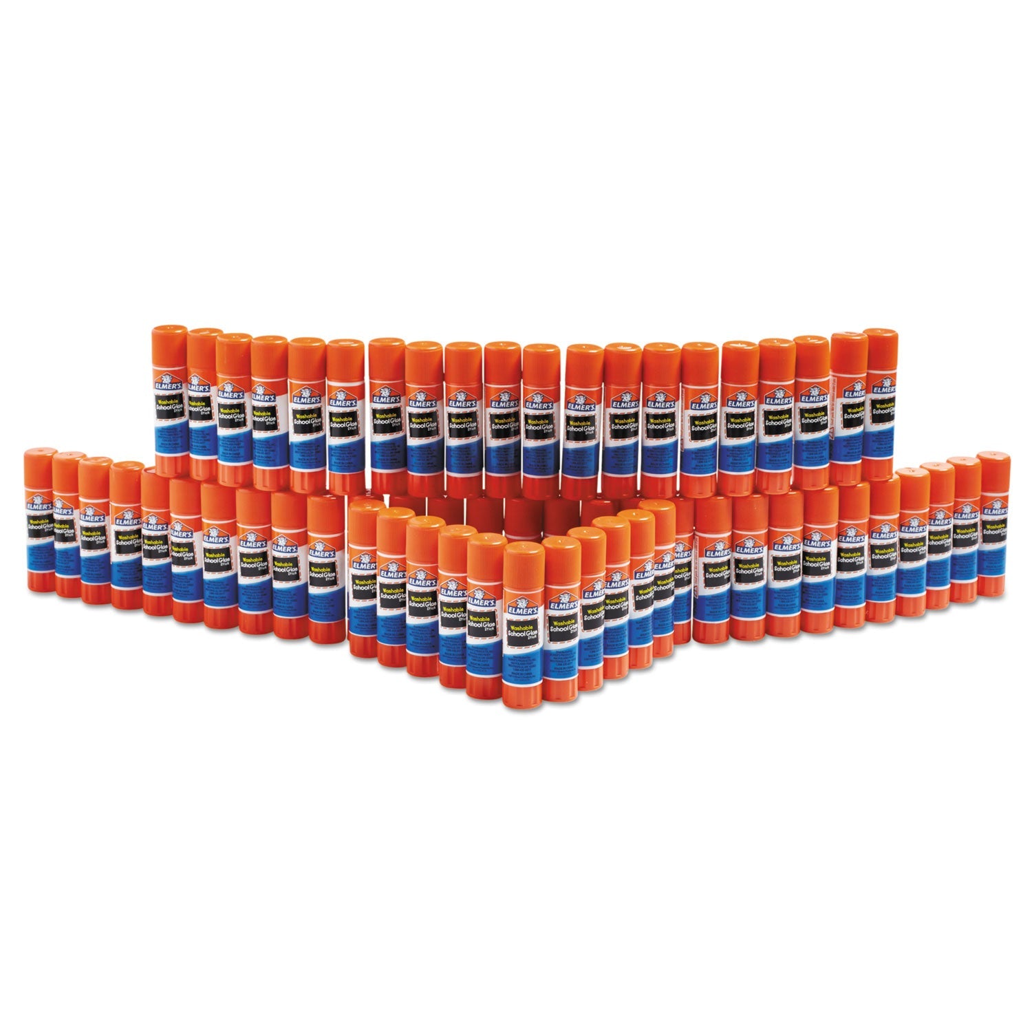 Elmer's Disappearing Purple All Purpose Glue Sticks, 0.24 oz, Dries Clear, 60/Box