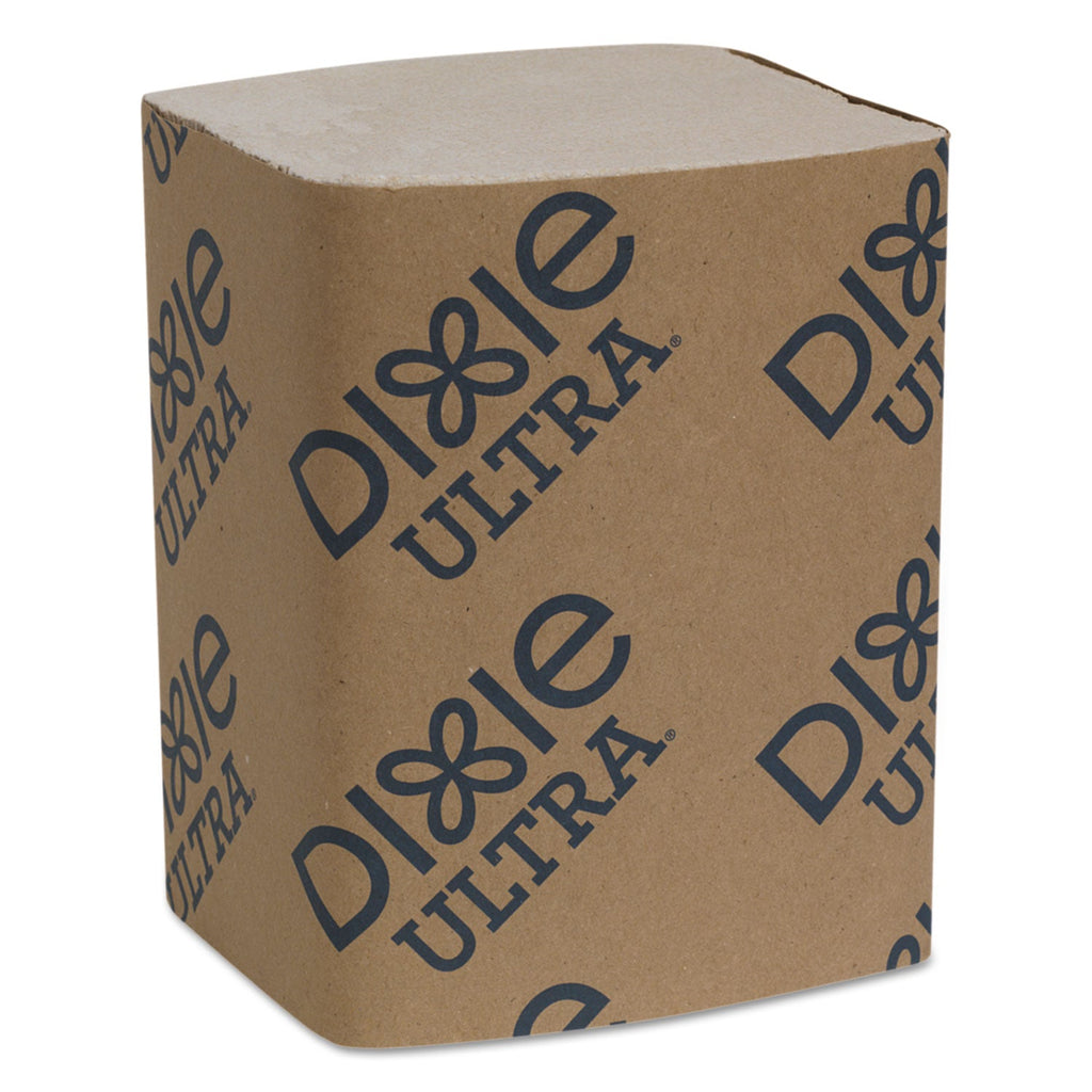 Dixie Interfold Napkin Refills 2-Ply, 6.5 x 5 Folded, Brown, 6,000/Carton