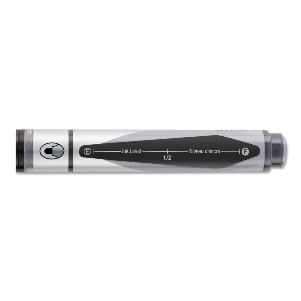 Quartet Premium Glass Board Dry Erase Marker, Broad Bullet Tip, Black, Dozen