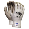 MCR Memphis Dyneema Polyurethane Gloves, Medium, White/Gray, Pair