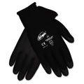 MCR Ninja HPT PVC coated Nylon Gloves, Small, Black, Pair