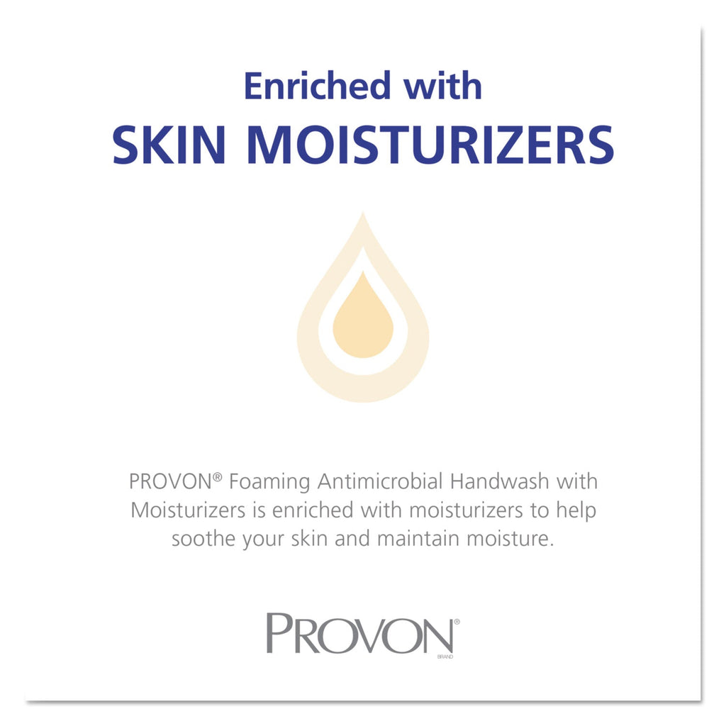PROVON Foam Antimicrobial Handwash, Moisturizer, FMX-12 Dispenser, Light Floral, 1,250 mL Pump