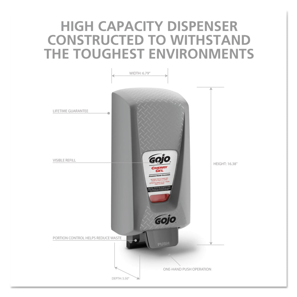 GOJO PRO 5000 Hand Soap Dispenser, 5,000 mL, 9.31 x 7.6 x 21.2, Gray