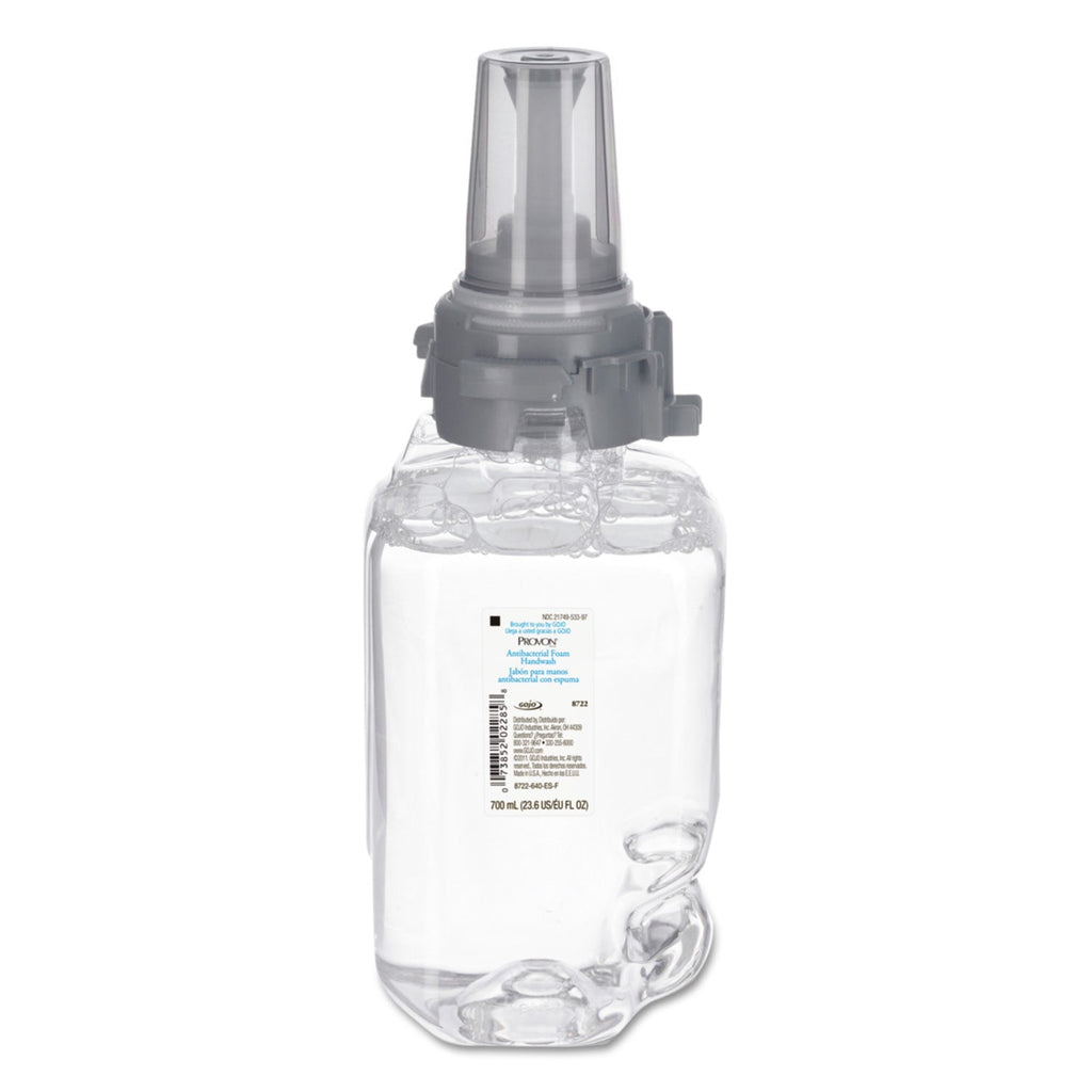 PROVON Clear and Mild Foam Hand Wash, Unscented, 700 mL Refill, 4/Carton
