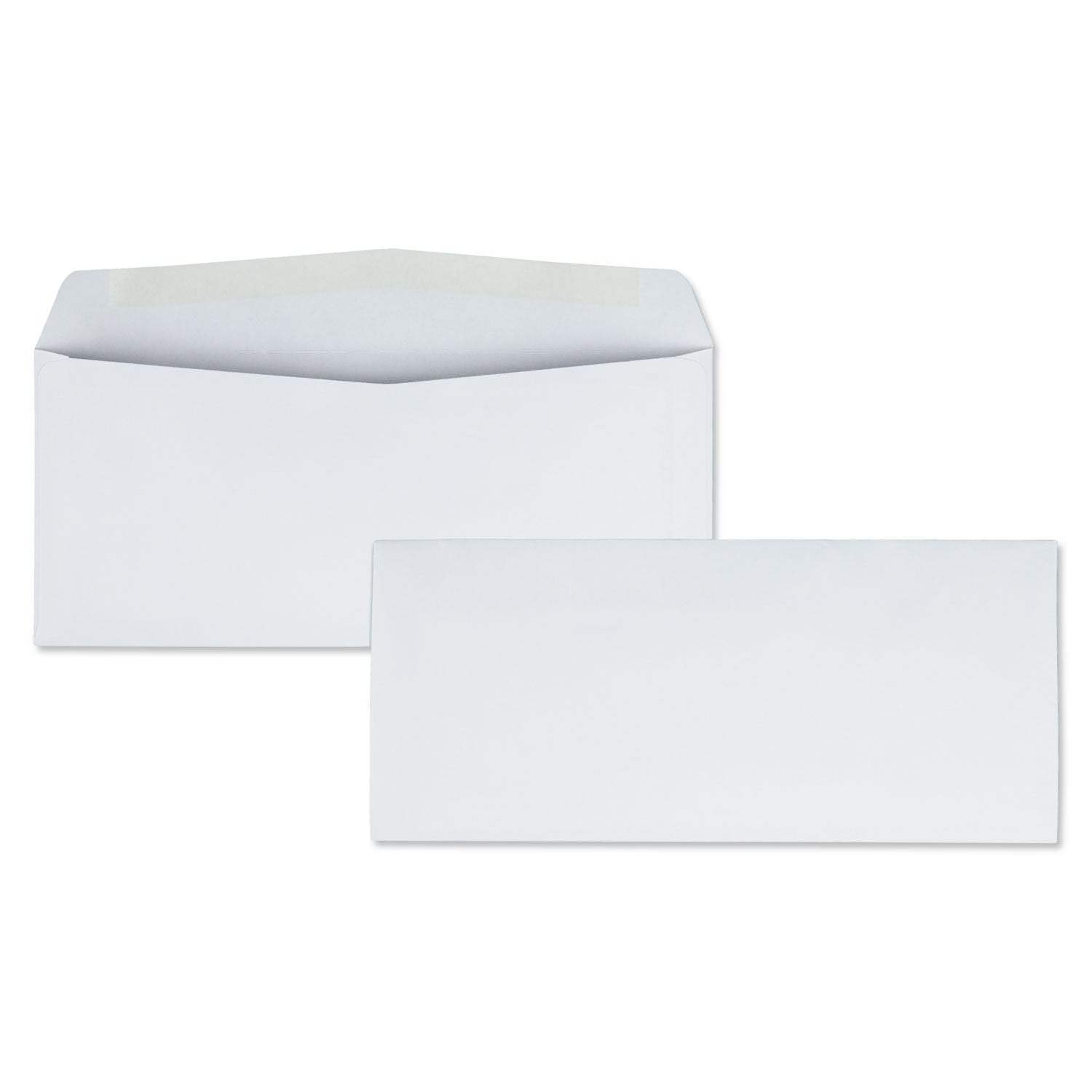 Quality Park Business Envelope, #10, Commercial Flap, Side Seam, Gummed Closure, 24 lb Bond Weight Paper, 4.13 x 9.5, White, 500/Box