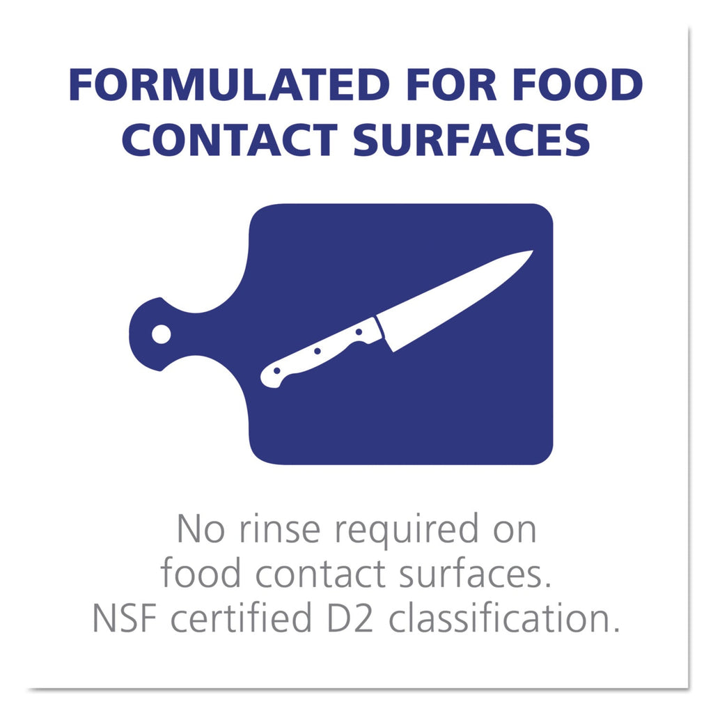 PURELL Foodservice Surface Sanitizer, Fragrance Free, 1 gal Bottle, 4/Carton