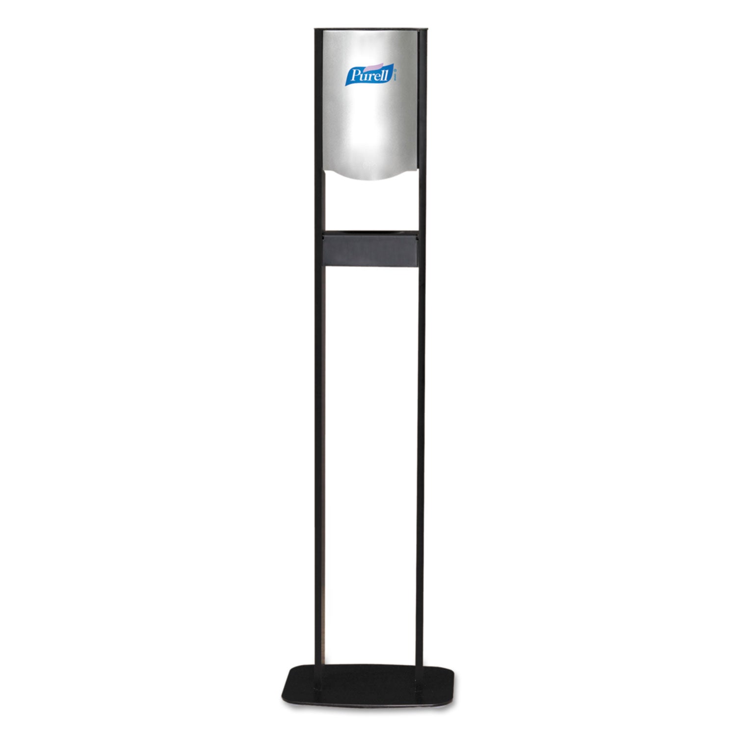PURELL Elite LTX Floor Stand Dispenser Station, 1,200 mL, 15.25 x 9.86 x 58.1, Chrome/Black