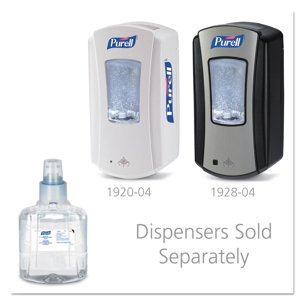 PURELL Advanced Hand Sanitizer Foam, For LTX-12 Dispensers, 1,200 mL Refill, Fragrance-Free, 2/Carton