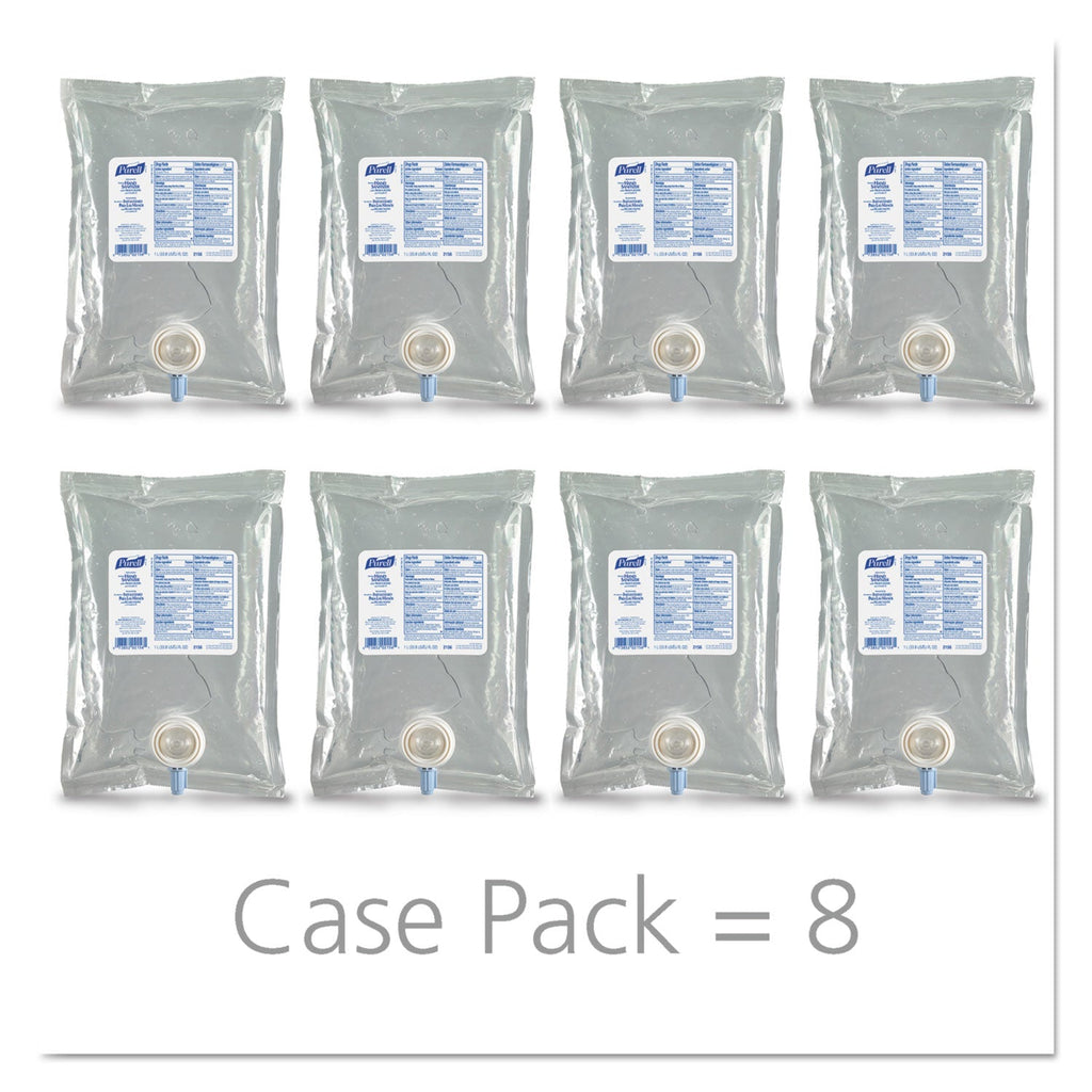 PURELL NXT Refill Advanced Gel Hand Sanitizer, 1,000 mL, Unscented, 8/Carton