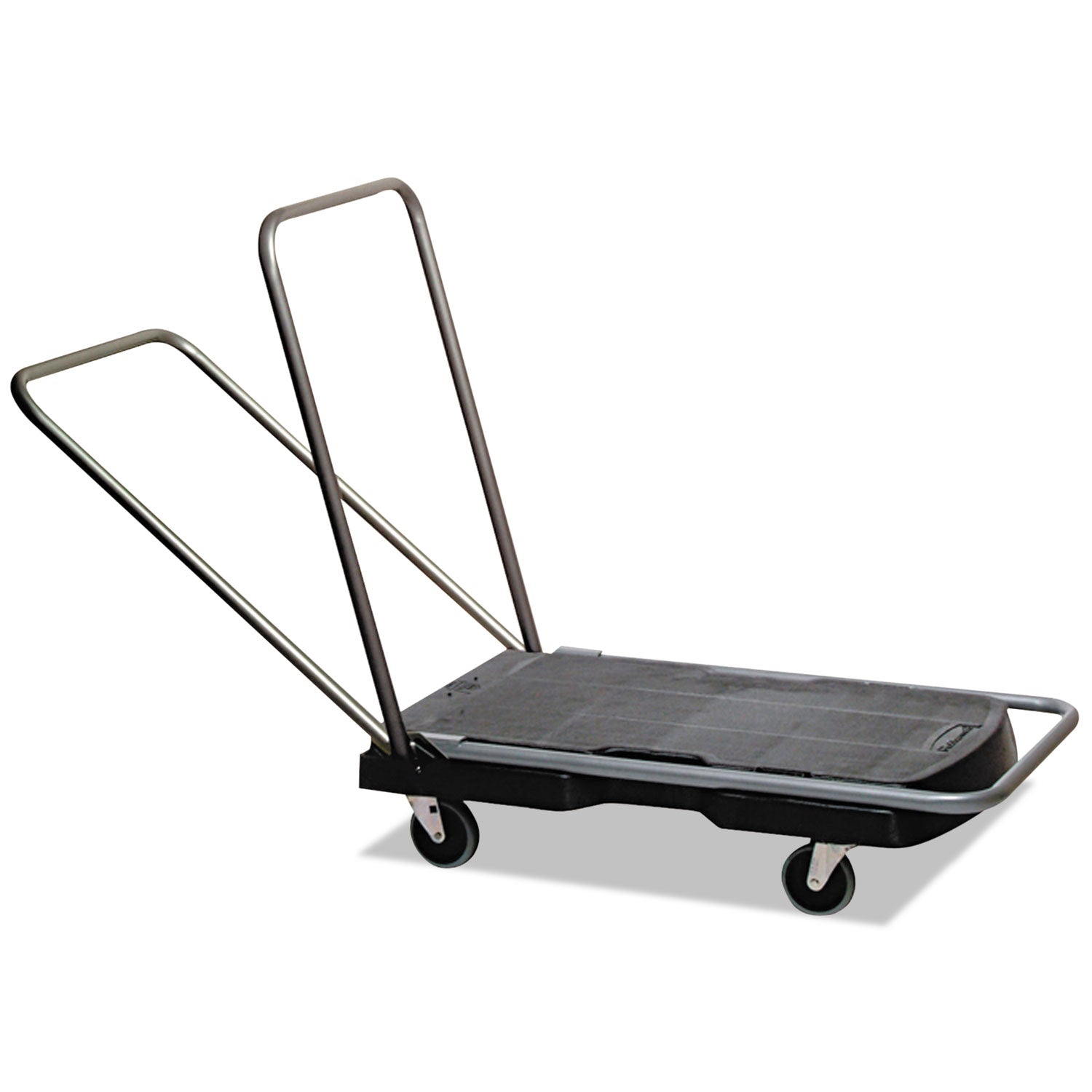 Rubbermaid Utility-Duty Home/Office Cart, 250 lb Capacity, 20.5 x 32.5, Platform, Black