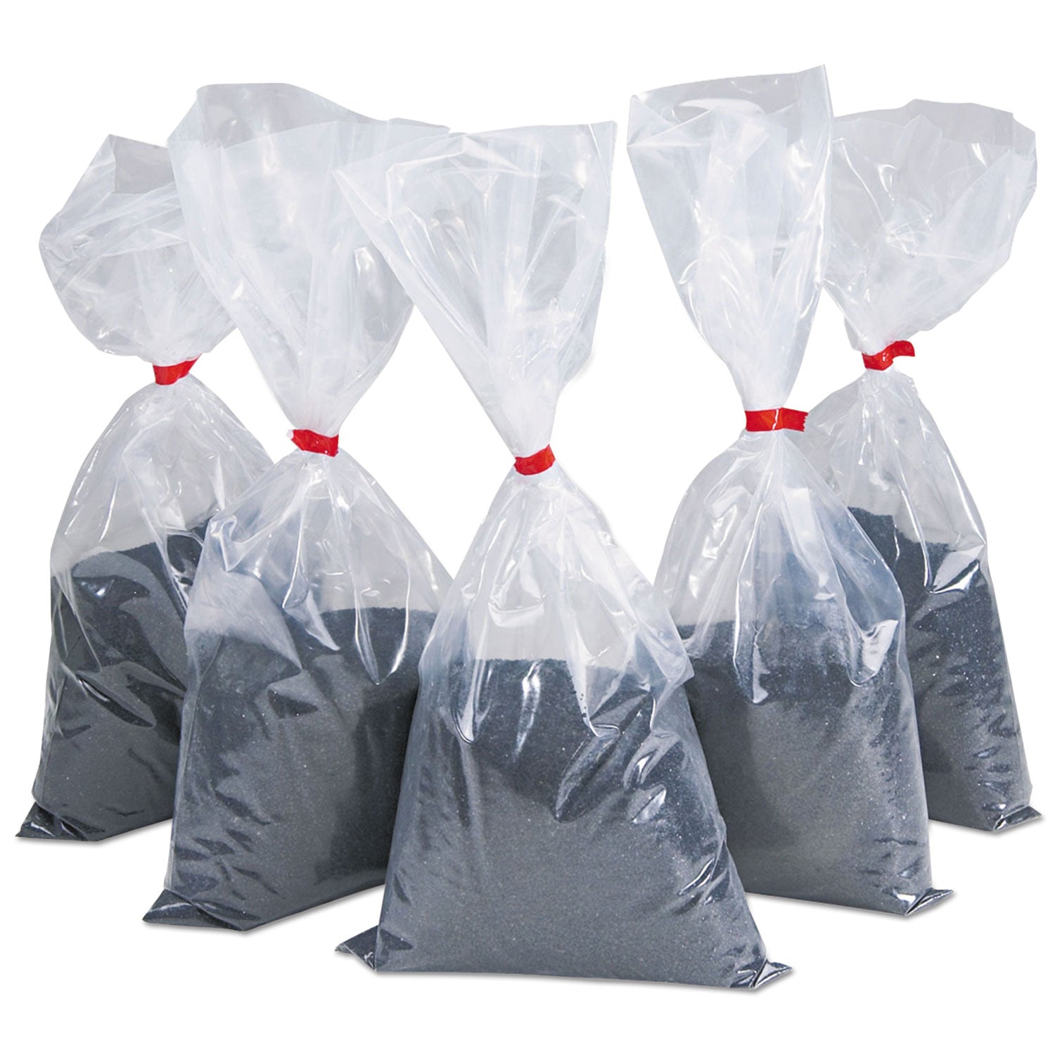 Rubbermaid Sand for Urns/Poles, Black, 5 lb, 5/Carton