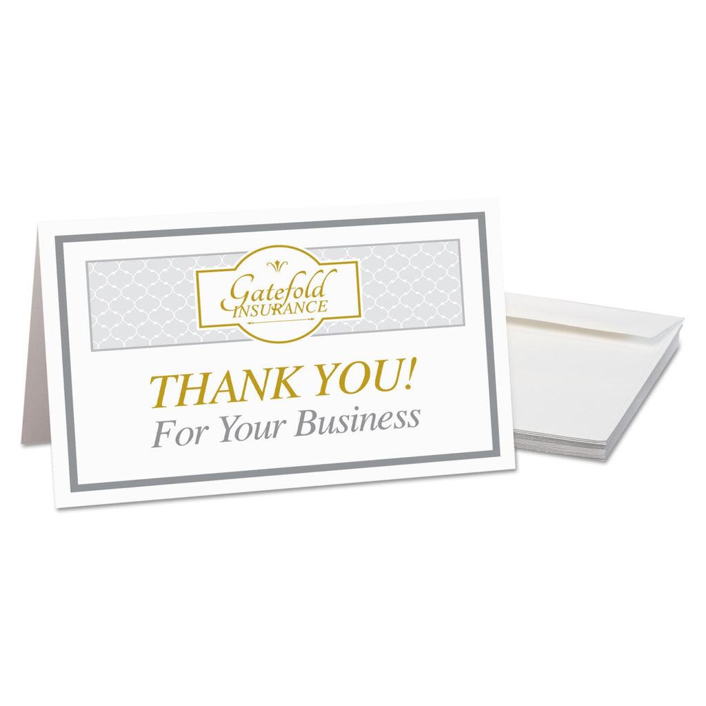 Avery Half-Fold Greeting Cards with Matching Envelopes, Inkjet, 85 lb, 5.5 x 8.5, Matte White, 1 Card/Sheet, 30 Sheets/Box