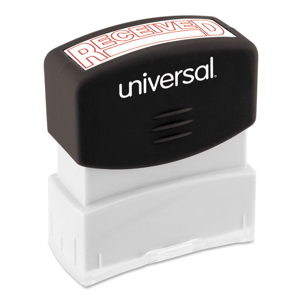 Universal Message Stamp, RECEIVED, Pre-Inked One-Color, Red