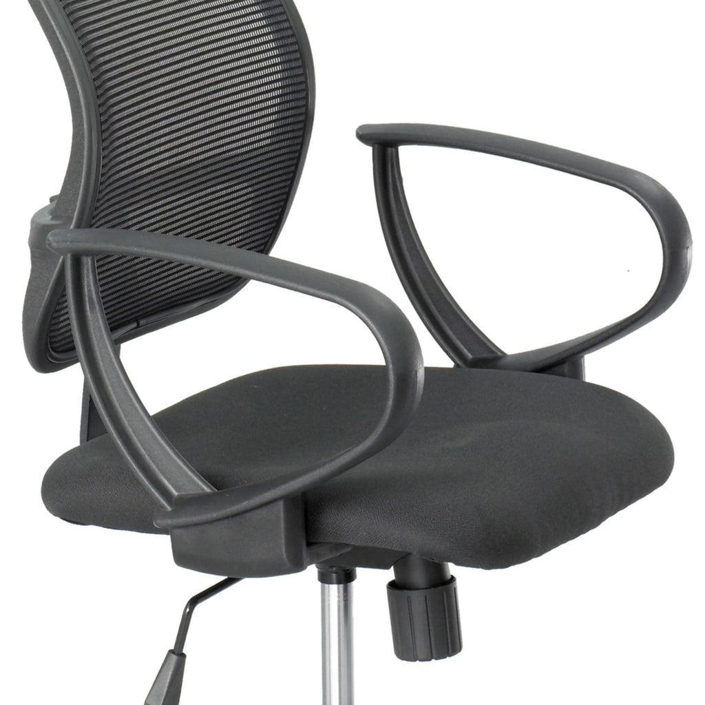 Safco Optional Loop Arm Kit for Mesh Extended Height Chairs for Safco Vue Mesh Extended-Height Chairs, Black, 2/Set