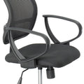Safco Optional Loop Arm Kit for Mesh Extended Height Chairs for Safco Vue Mesh Extended-Height Chairs, Black, 2/Set