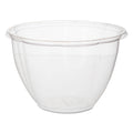 Eco-Products Salad Bowls, 48 oz, 6.69" Diameter x 4.38"h, Clear, Plastic, 300/Carton