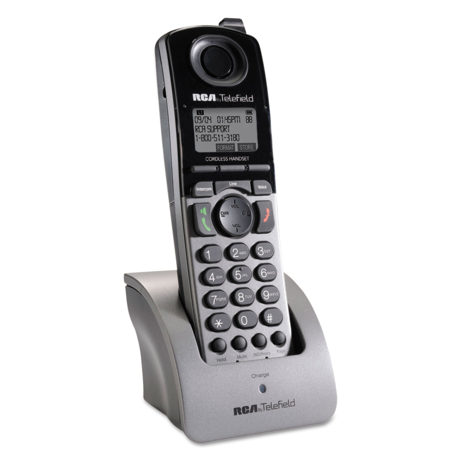 Motorola 1–4 Line Corded/Cordless System, Cordless Handset
