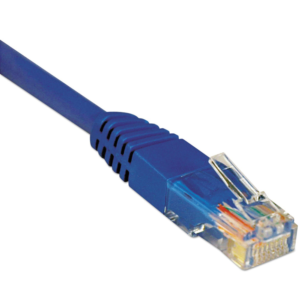 Tripp Lite CAT5e 350 MHz Molded Patch Cable, 14 ft, Blue