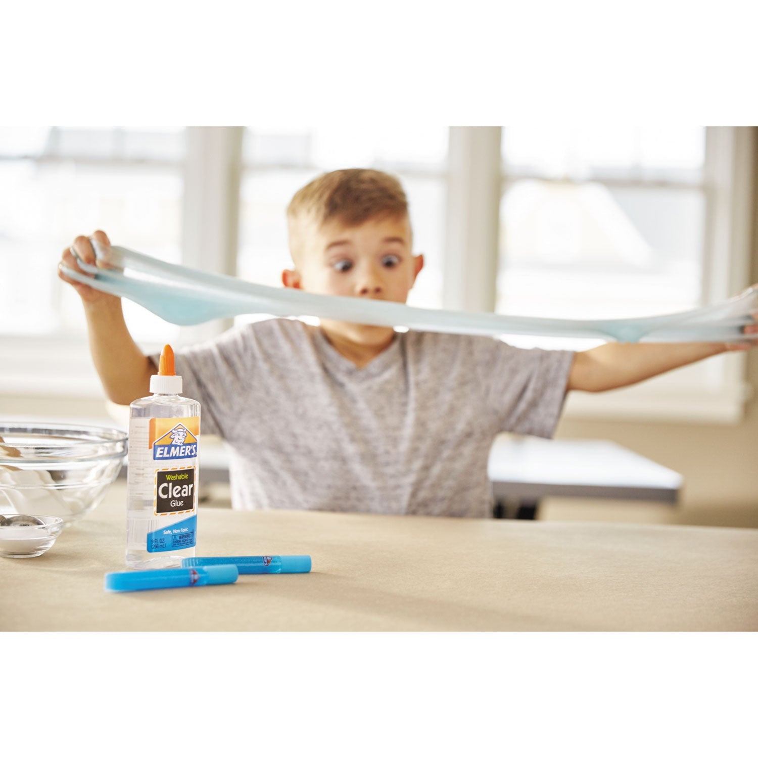 Elmer's Washable School Glue, 5 oz, Dries Clear