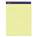 Ampad Legal Ruled Pads, Narrow Rule, 50 Canary-Yellow 8.5 x 11.75 Sheets, 4/Pack