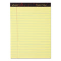 Ampad Gold Fibre Writing Pads, Wide/Legal Rule, 50 Canary-Yellow 8.5 x 11.75 Sheets, 4/Pack